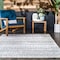 Nuloom Codi Moroccan Banded Machine Washable Indoor/Outdoor Area Rug 8ft x 10ft BIFR14A-8010 - alternate 6